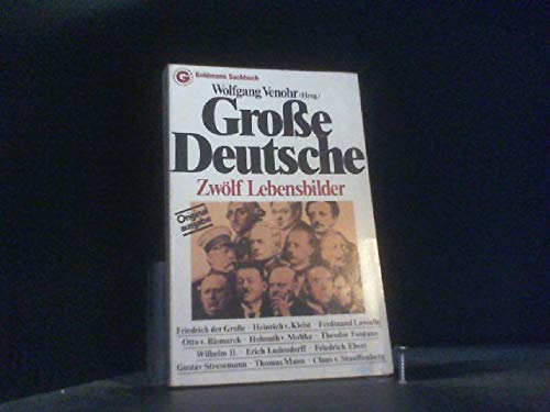 Product Image: Große Deutsche. Zwölf Lebensbilder.