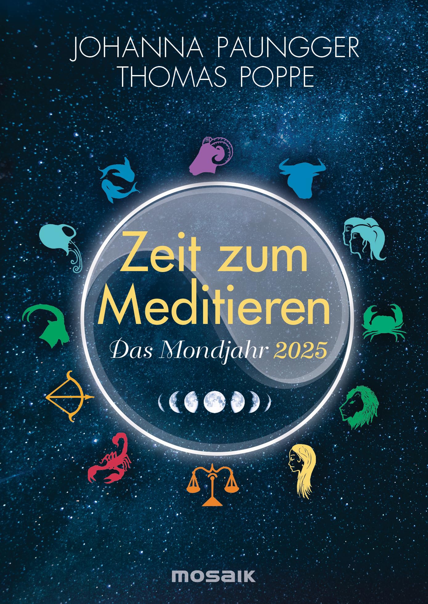Das Mondjahr 2025 - Zeit zum Meditieren: Affirmationen für jeden Tag - Taschenkalender Reference Books