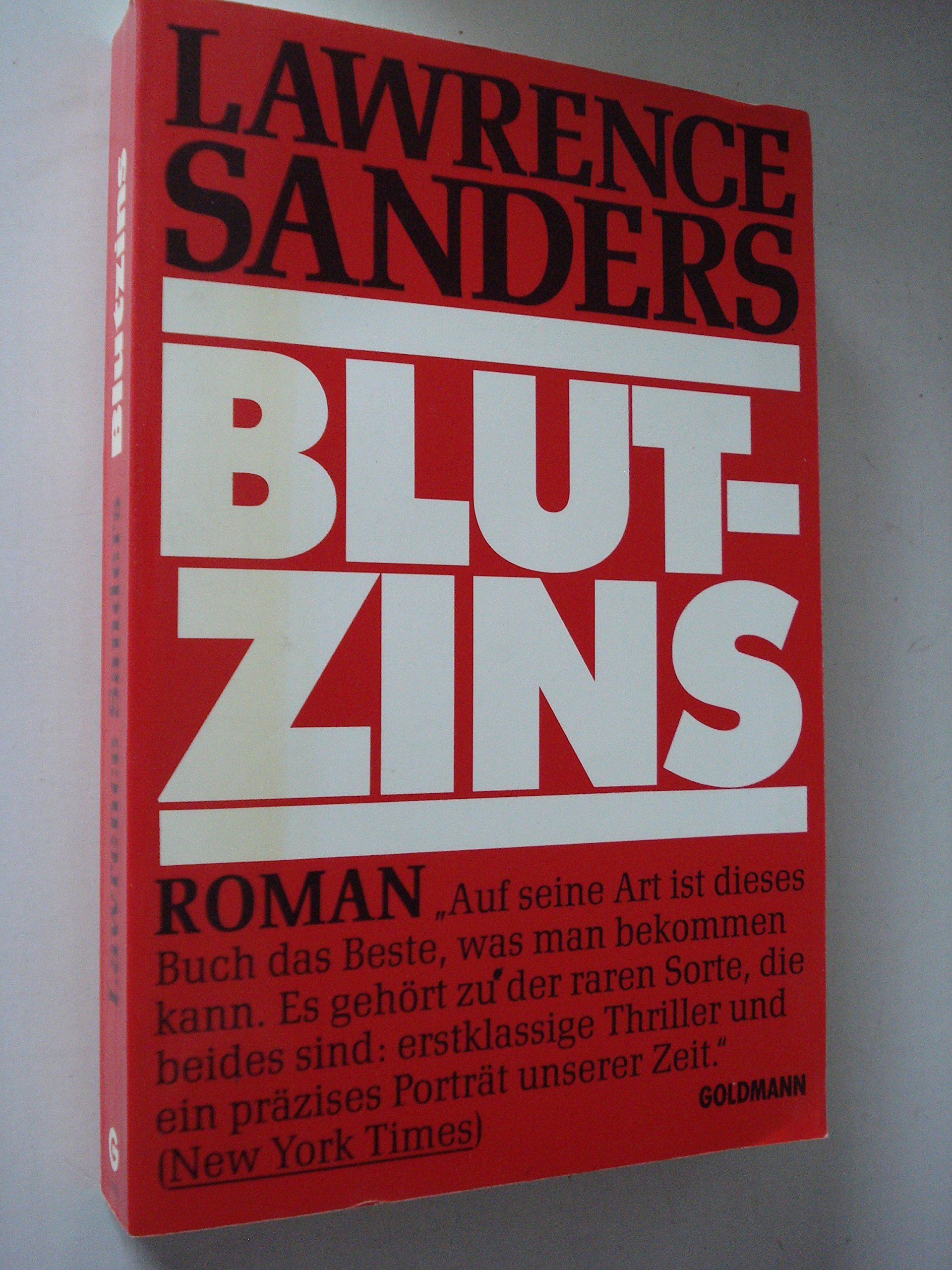 Blutzins. Roman. Books