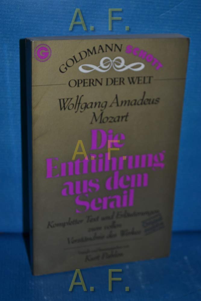 Die Entfeuhrung Aus Dem Serail General education
