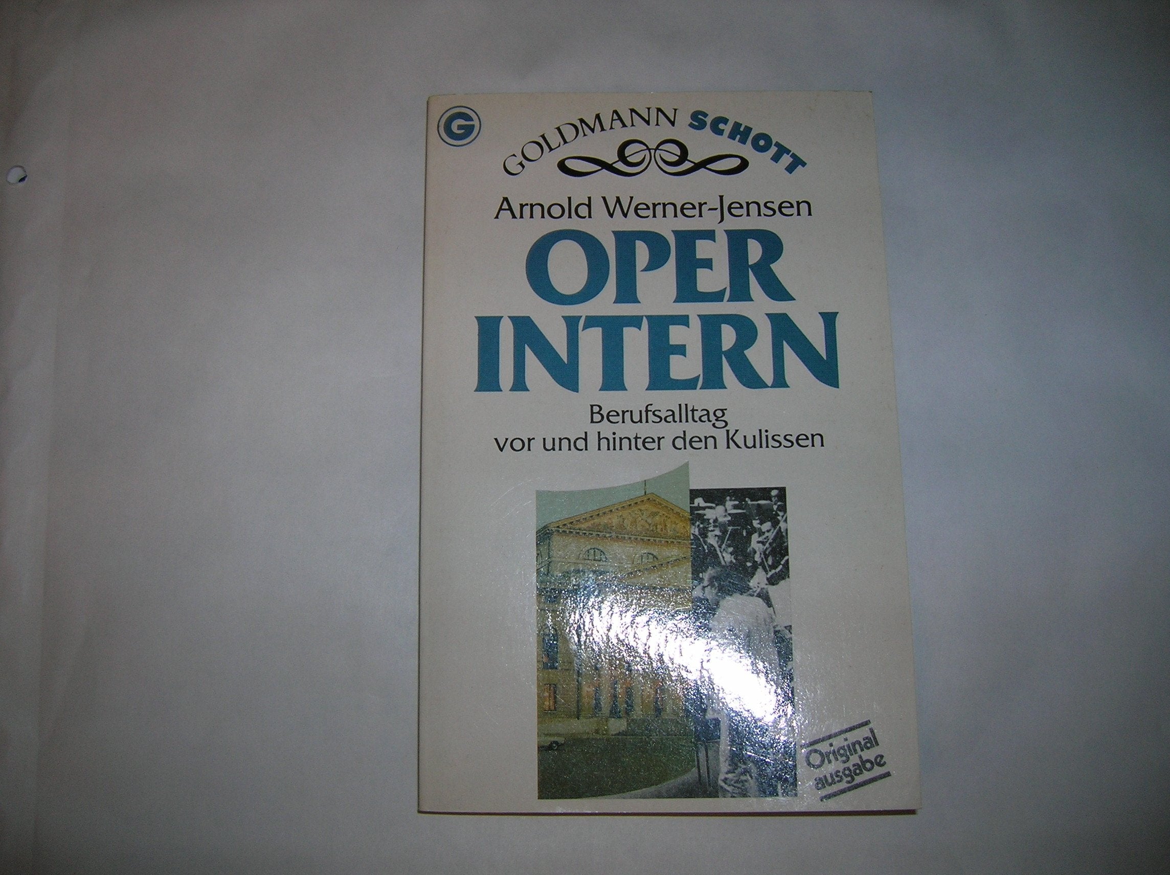 Product Image: Oper Intern. Berufsalltag vor und hinter den Kulissen.