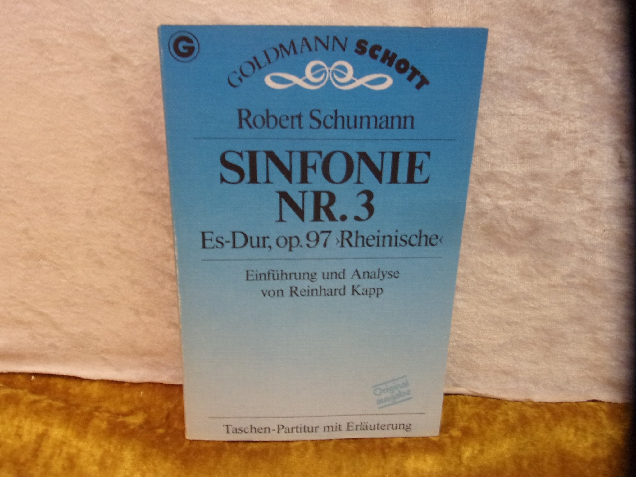 Sinfonie Nr. 3 Es- Dur, op. 97 Rheinische. Taschenpartitur. Sheet Music