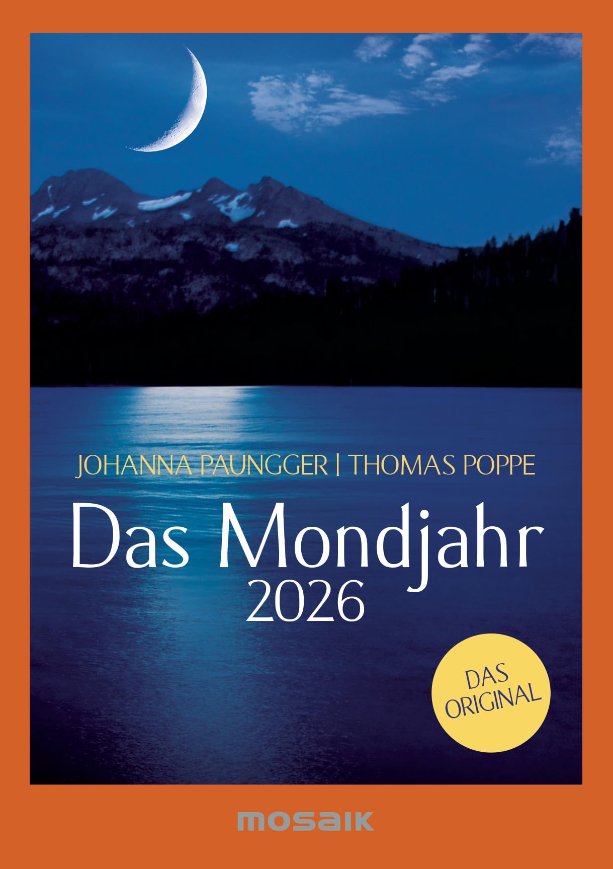 Das Mondjahr 2026 - s/w Taschenkalender: Das Original Leisure, Home & Garden
