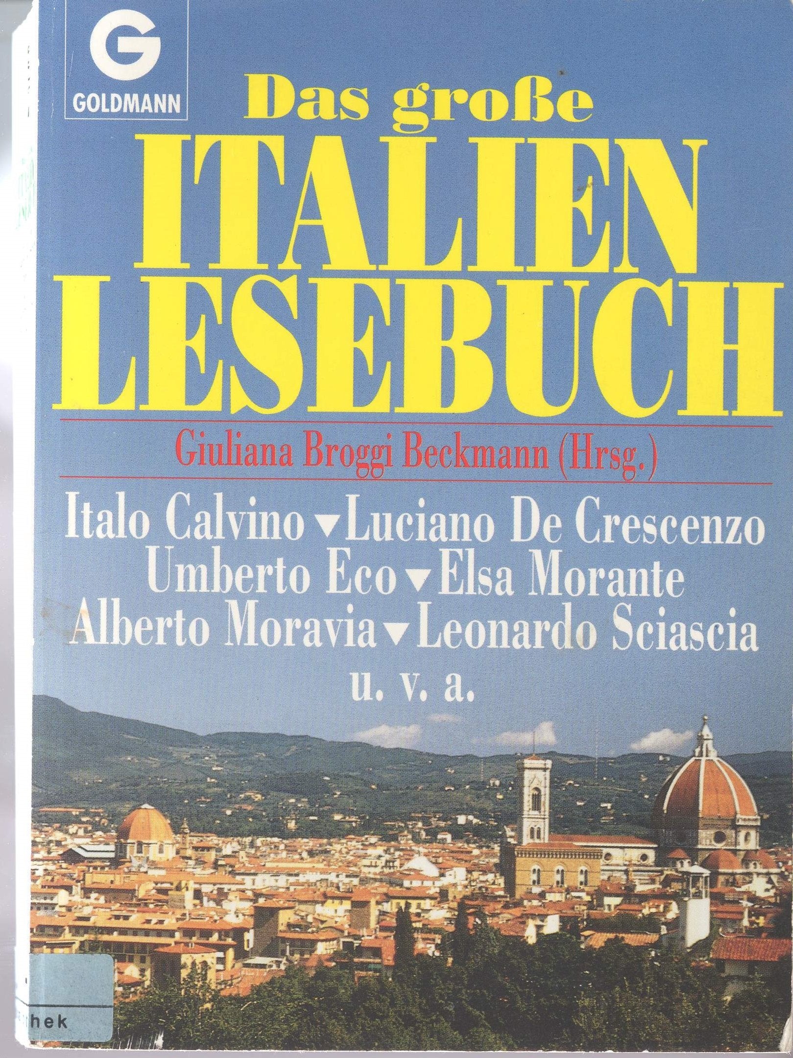 Das große Italien-Lesebuch Books
