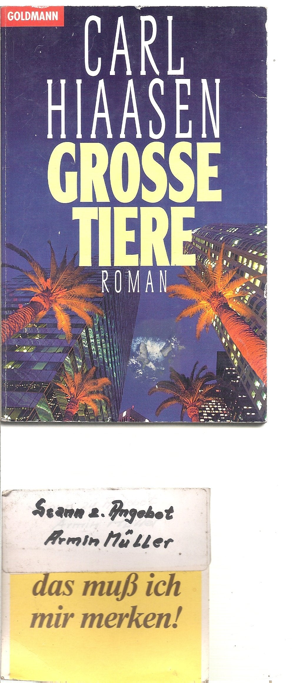 Grosse Tiere (Goldmann Allgemeine Reihe) Crime & Thrillers
