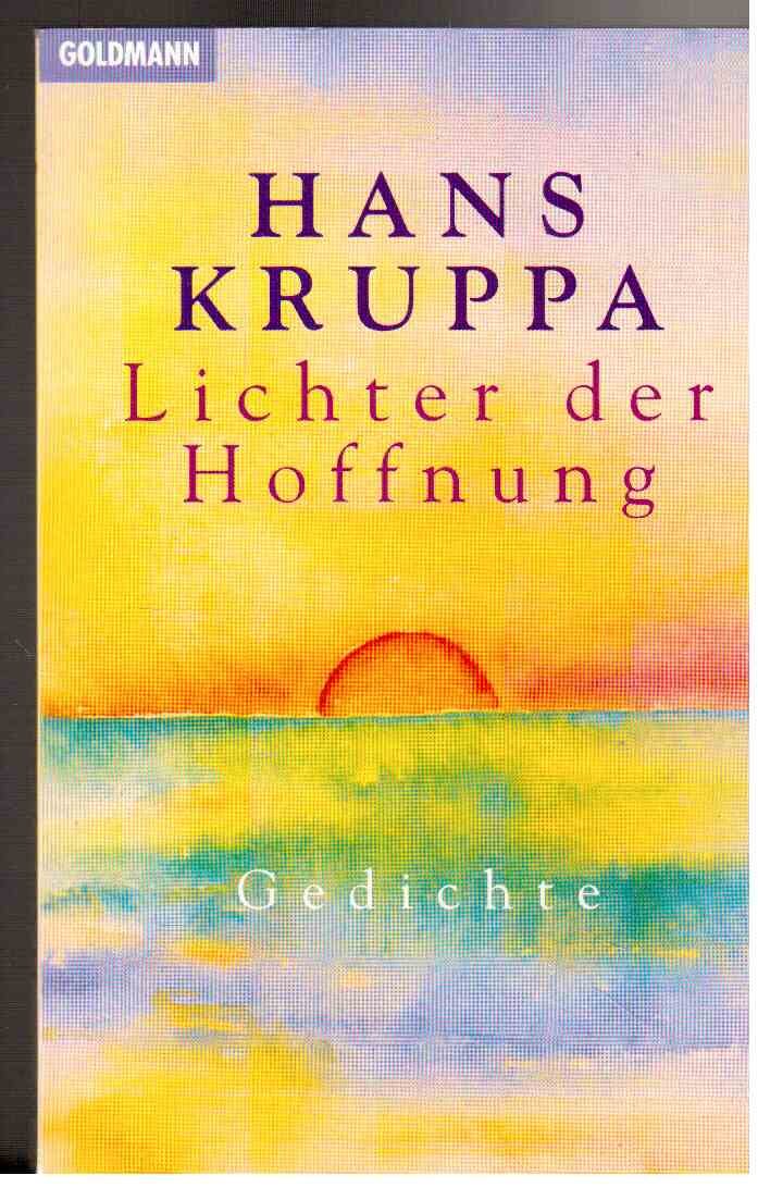 Lichter der Hoffnung: Gedichte (Goldmann Allgemeine Reihe) Fiction