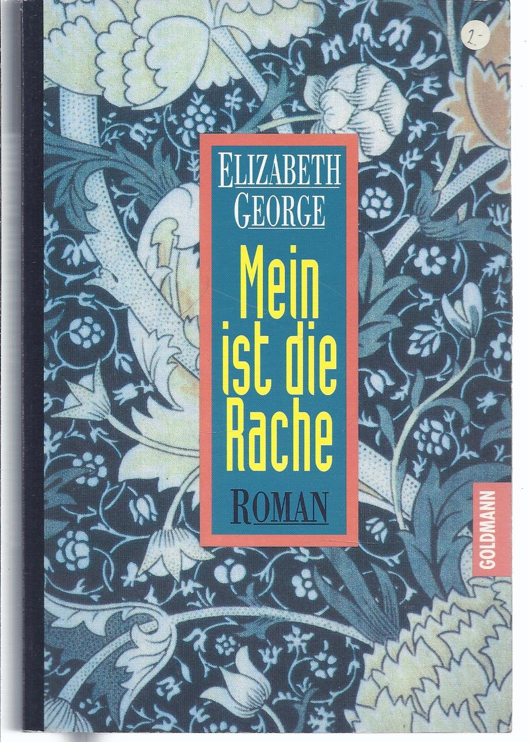 Mein ist die Rache (Goldmann Erlesenes) Contemporary literature