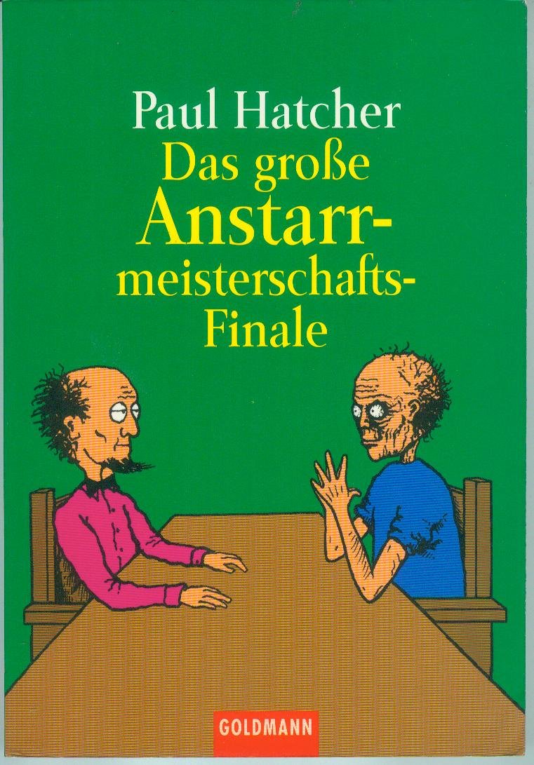 Das große Anstarrmeisterschaftsfinale. Cartoons