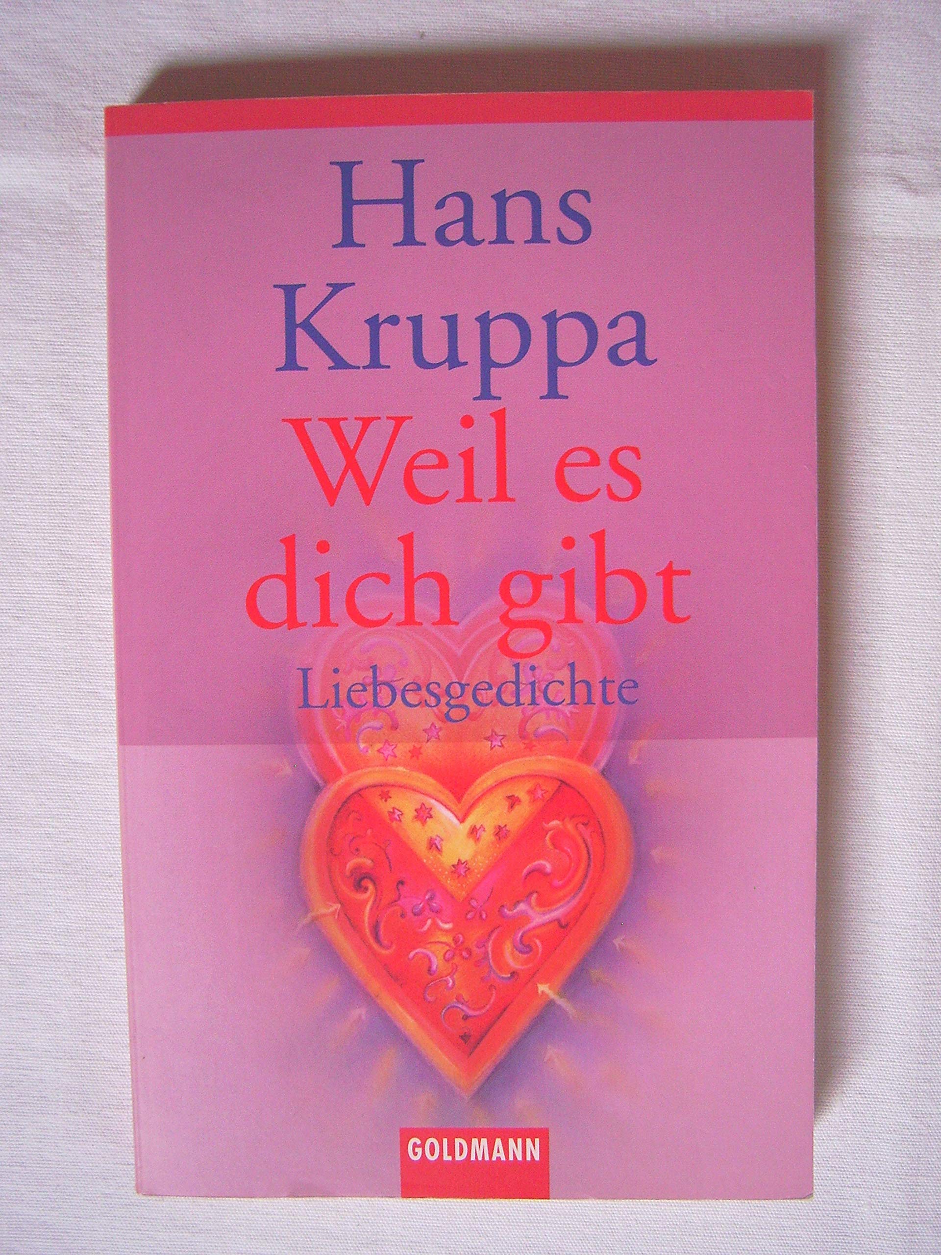 Weil es dich gibt: Liebesgedichte (Goldmann Allgemeine Reihe) Poetry