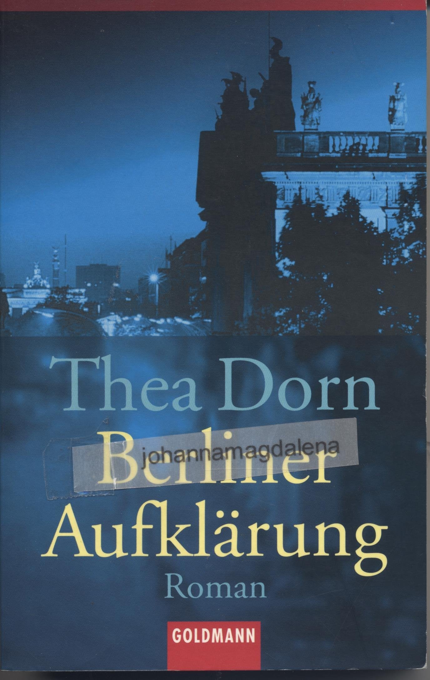 Berliner Aufklärung: Roman (Goldmann Allgemeine Reihe) Action & Adventure