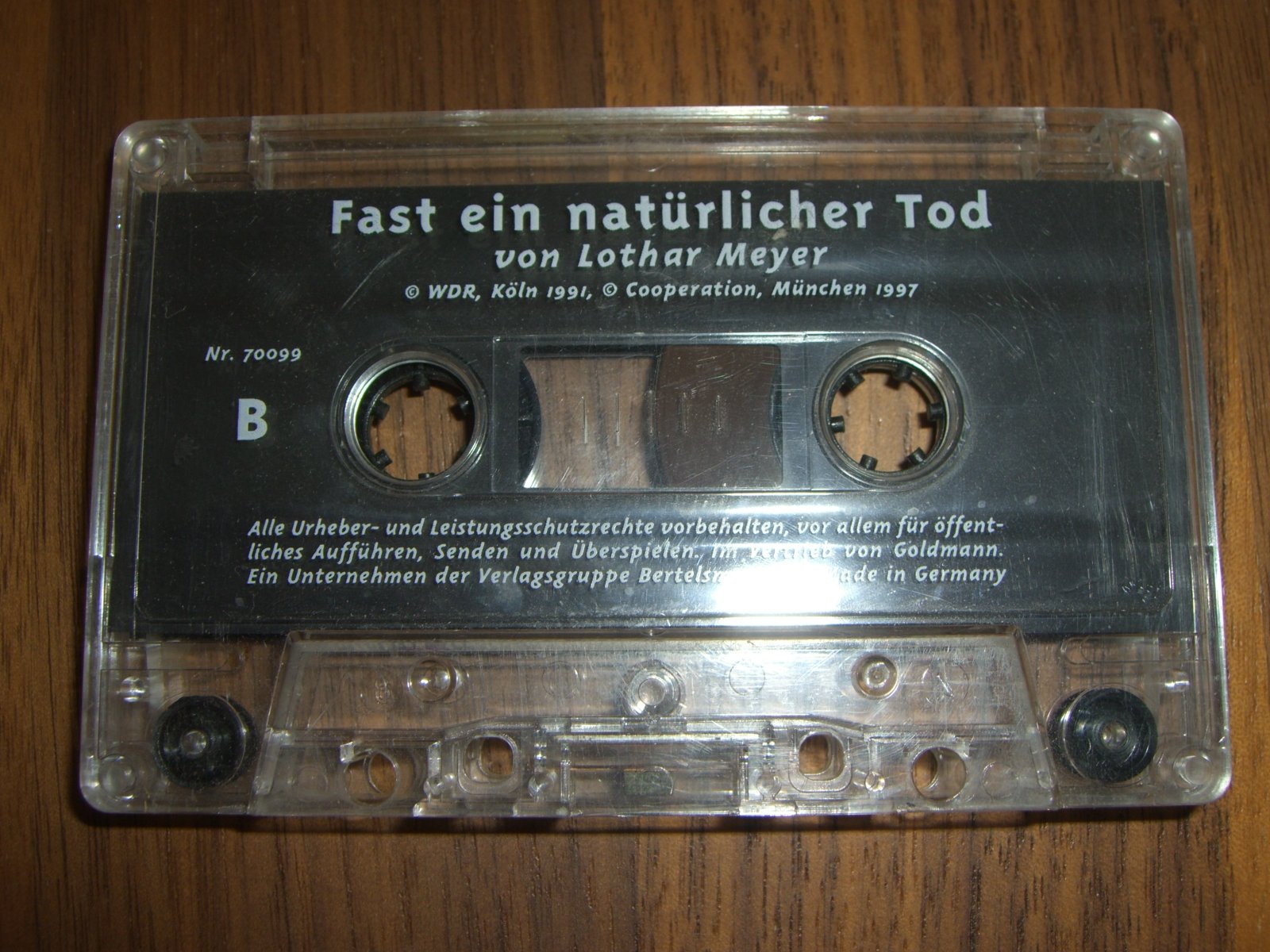 Product Image: Fast ein natürlicher Tod, 1 Cassette