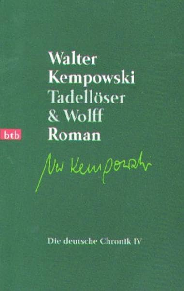 Tadellöser & Wolff: Ein bürgerlicher Roman (btb-TB) Contemporary literature