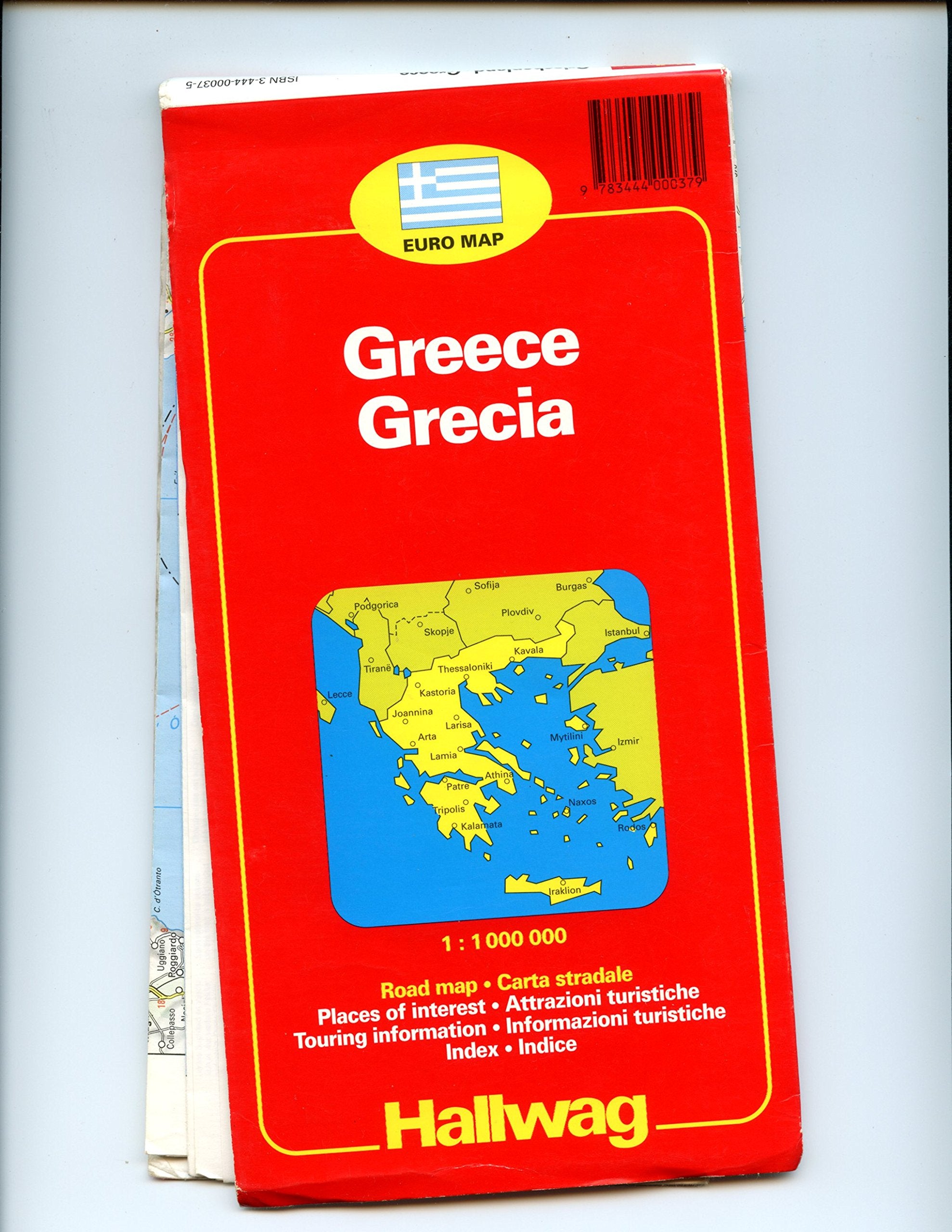 Rand McNally Hallwag International Road Map: Greece (Greece Map) Leisure, Home & Garden