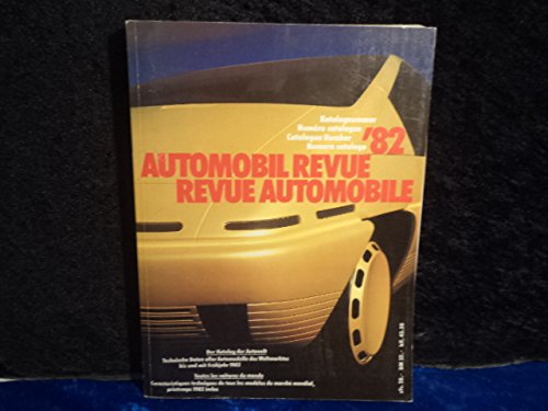 Katalognummer '82. Jahresausgabe der Automobilrevue Books