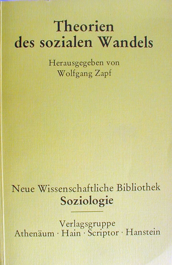 Theorien des sozialen Wandels Social Sciences