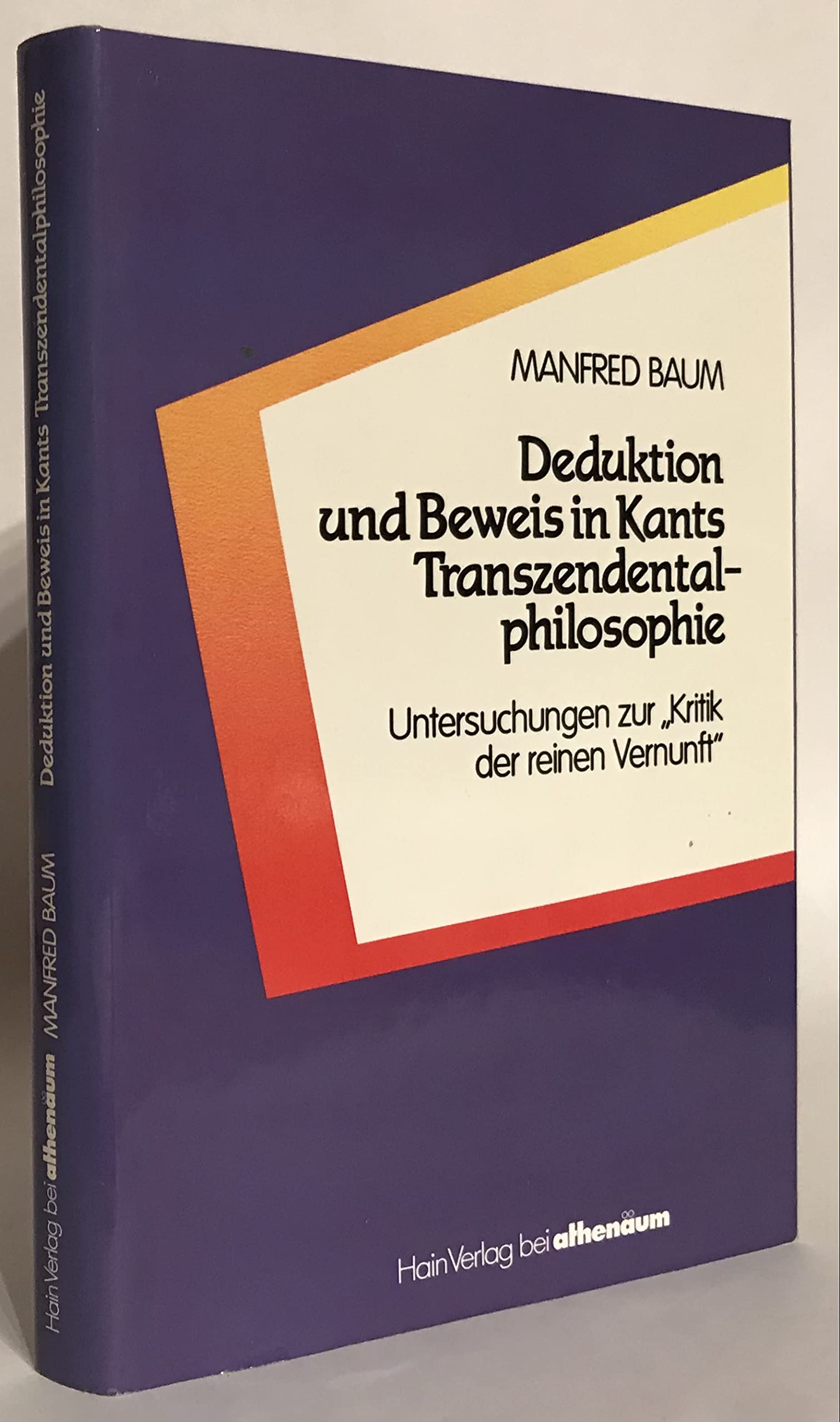 Deduktion und Beweis in Kants Transzendentalphilosophie: Untersuchungen zur Kritik der reinen Vernunft (German Edition) Leisure, Home & Garden