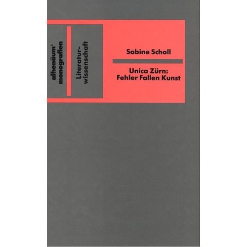 Unica Zürn: Fehler Fallen Kunst. Zur Wahrnehmung und Re/Produktion Professional & Reference Books