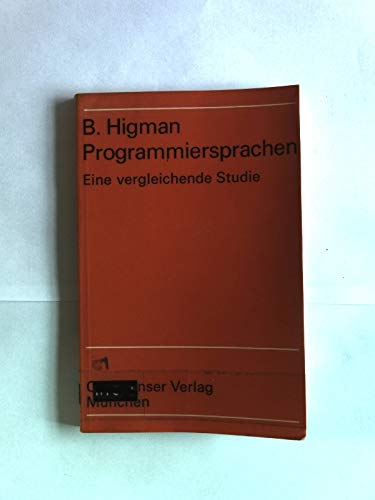 Programmiersprachen. Eine vergleichende Studie Books