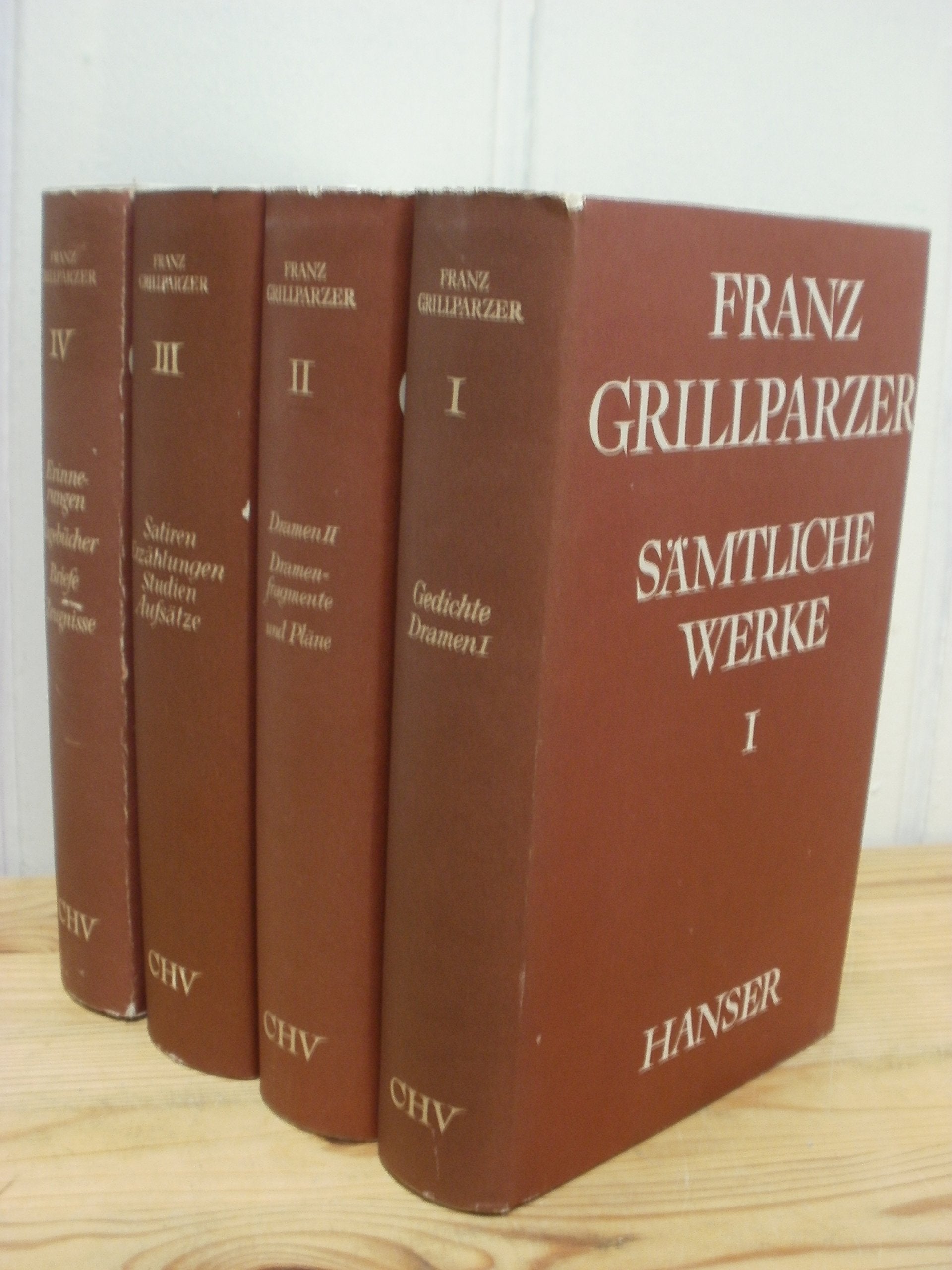 Sämtliche Werke Ausgewählte Briefe, Gespräche, Berichte. 4 Bände. Essays & Short Stories