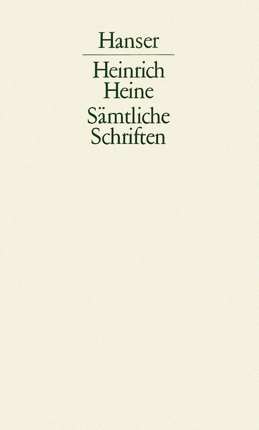 Sämtliche Schriften, 6 Bde. in 7 Tl.-Bdn., Bd.5 Classics