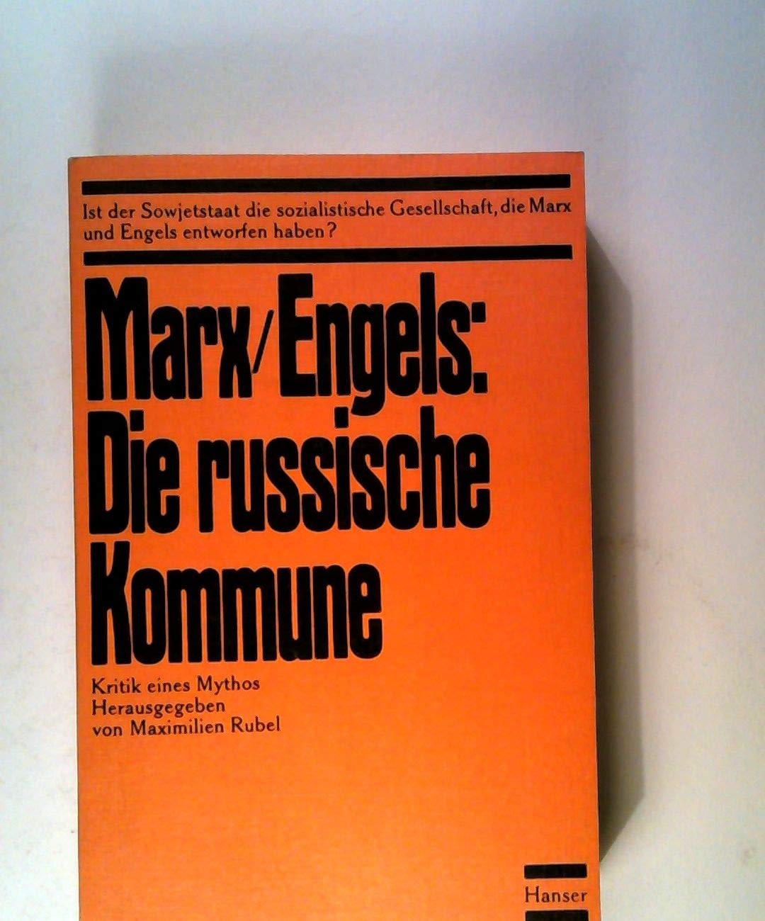 Die Russiche Kommune: Kritik eine Mythos Books