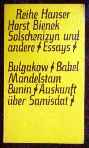 Solschenizyn und andere: Aufsätze Books