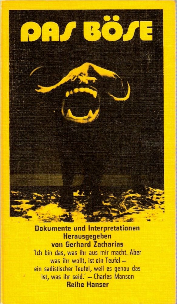 Das Böse. Dokumente und Interpretationen. Books