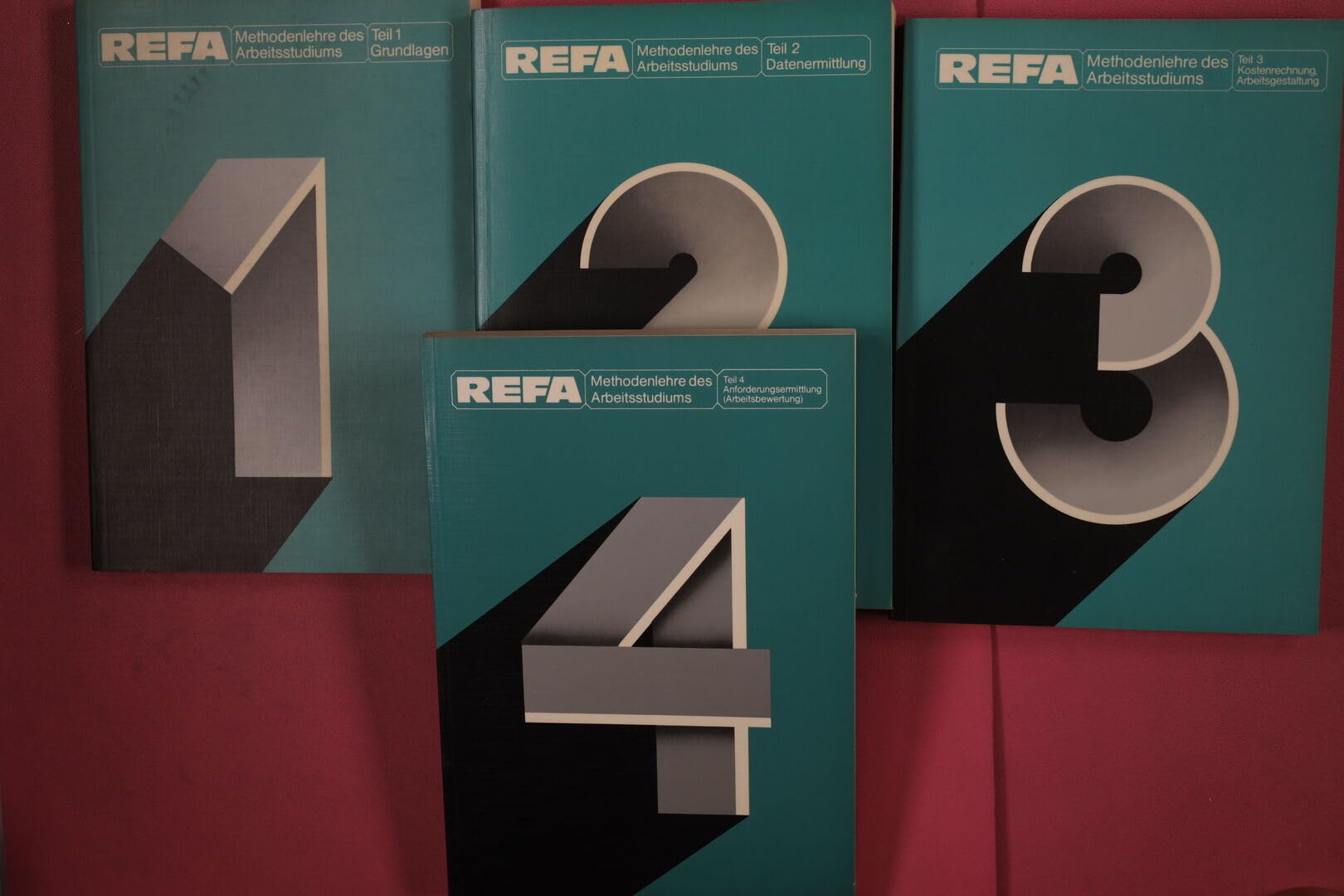 REFA Methodenlehre des Arbeitsstudiums Teil 4 Anforderungsermittlung Arbeitsbewertung Books