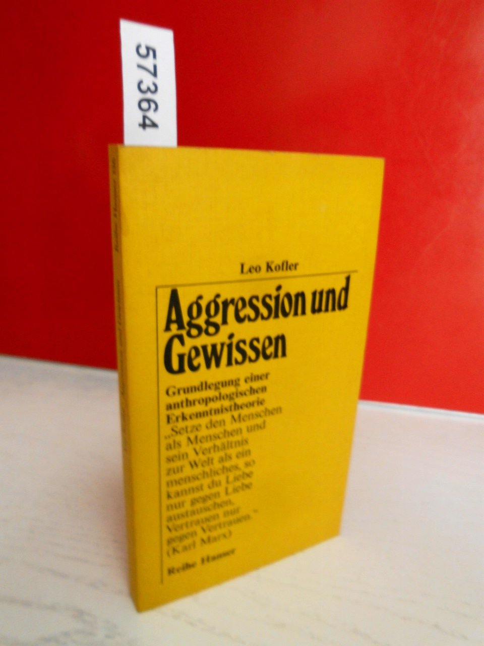 Aggression und Gewissen: Grundlegung einer anthropologischen Erkenntnistheorie (Reihe Hanser) Philosophy