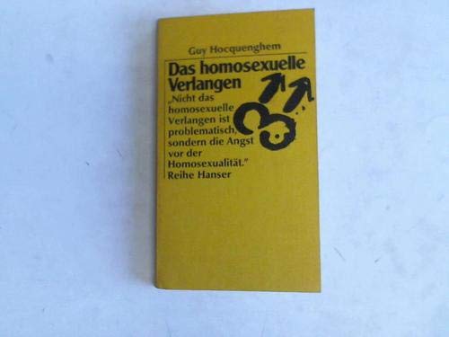 Das homosexuelle Verlangen Psychology