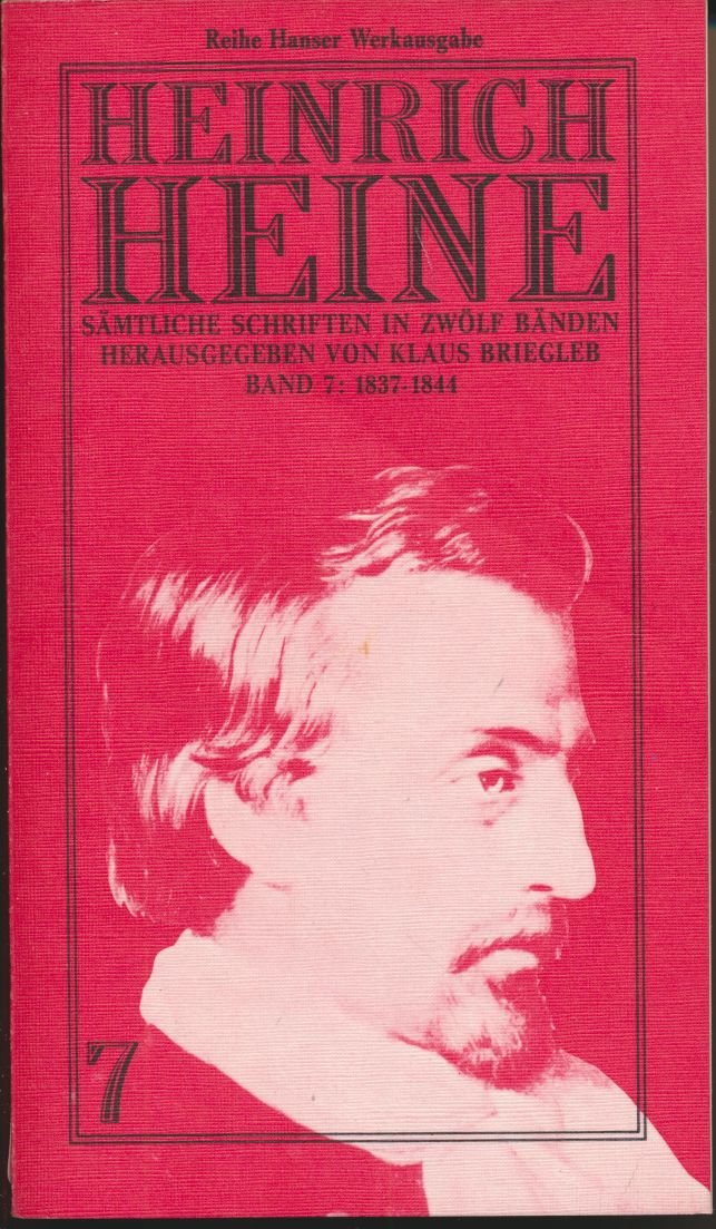 Heine, Heinrich Band. 7., Schriften 1837 - 1844 Books