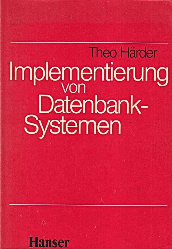 Implementierung von Datenbanksystemen Books