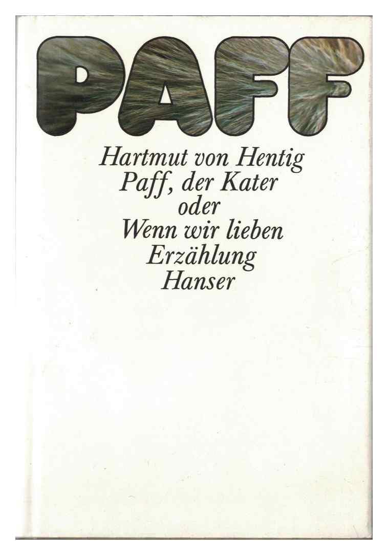 Product Image: Paff, der Kater oder Wenn wir lieben: Eine Erzählung