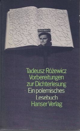 Vorbereitung zur Dichterlesung: Ein polemisches Lesebuch Contemporary literature