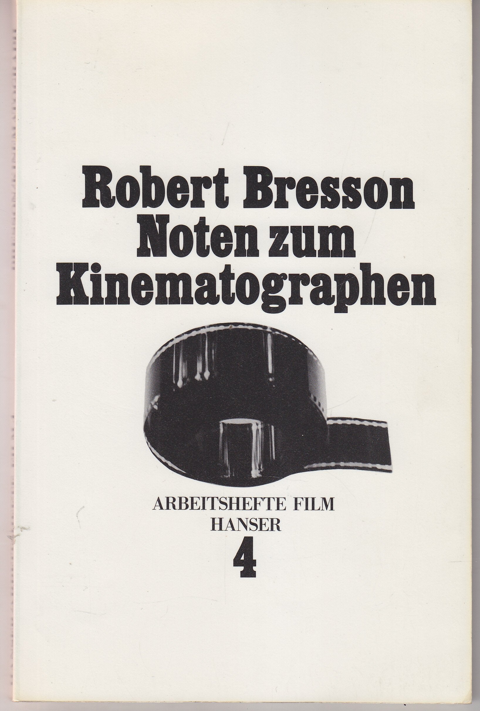 Noten zum Kinematographen (Arbeitshefte Film) Film, Art & Culture
