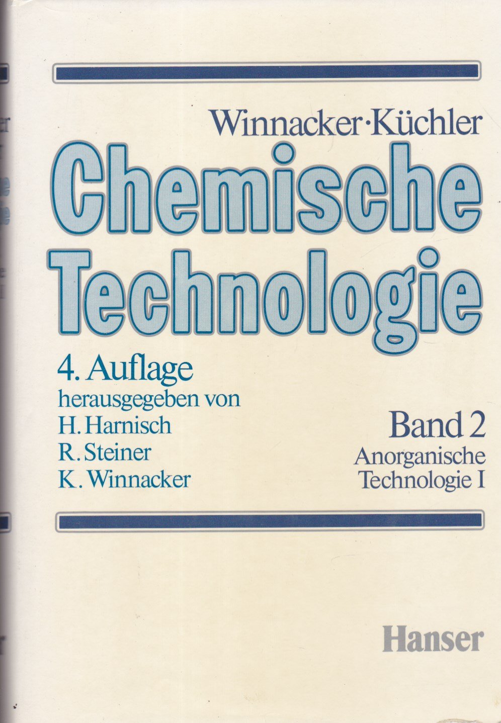 Chemische Technologie, 7 Bde., Bd.2, Anorganische Technologie: 4. Auflage Business & Technology