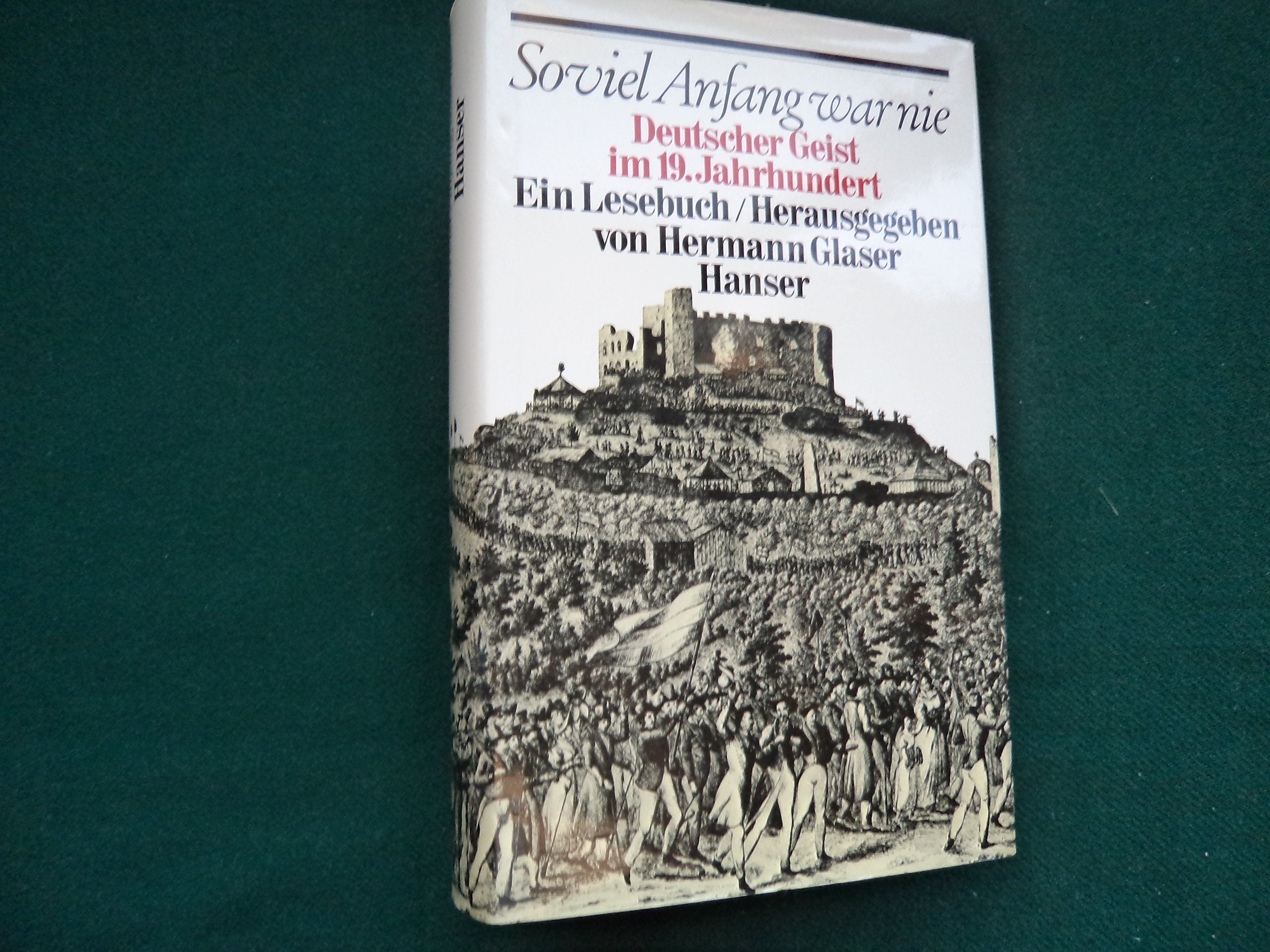 Soviel Anfang war nie. Deutscher Geist im 19. Jahrhundert. Ein Lesebuch Professional & Reference Books