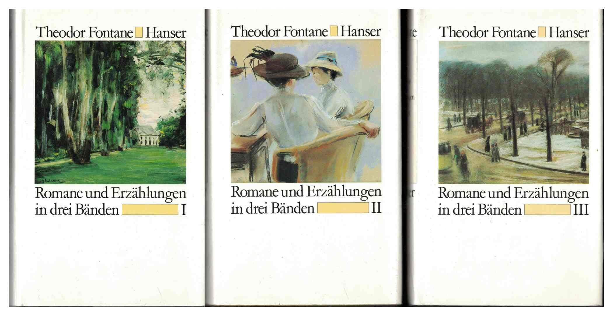 Romane und Erzählungen in drei Bänden: Hrsg. v. Helmuth Nürnberger. Fiction