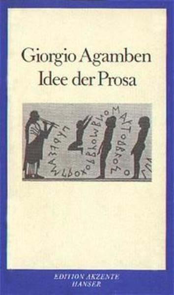 Product Image: Idee der Prosa