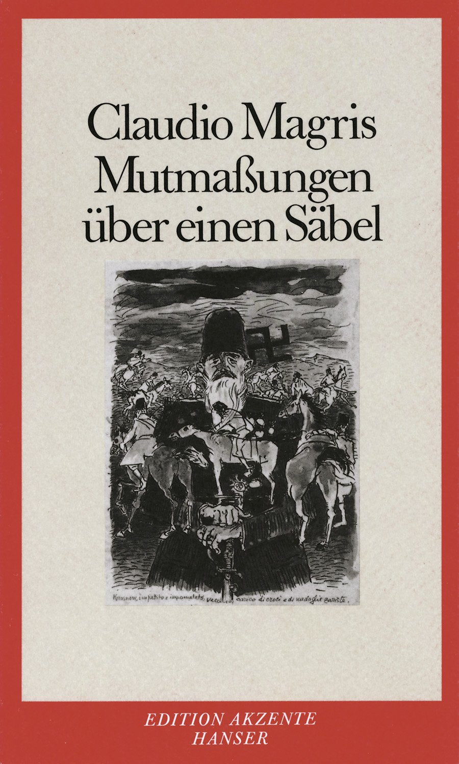 Mutmaßungen über einen Säbel (Reihe: Edition Akzente) Contemporary literature