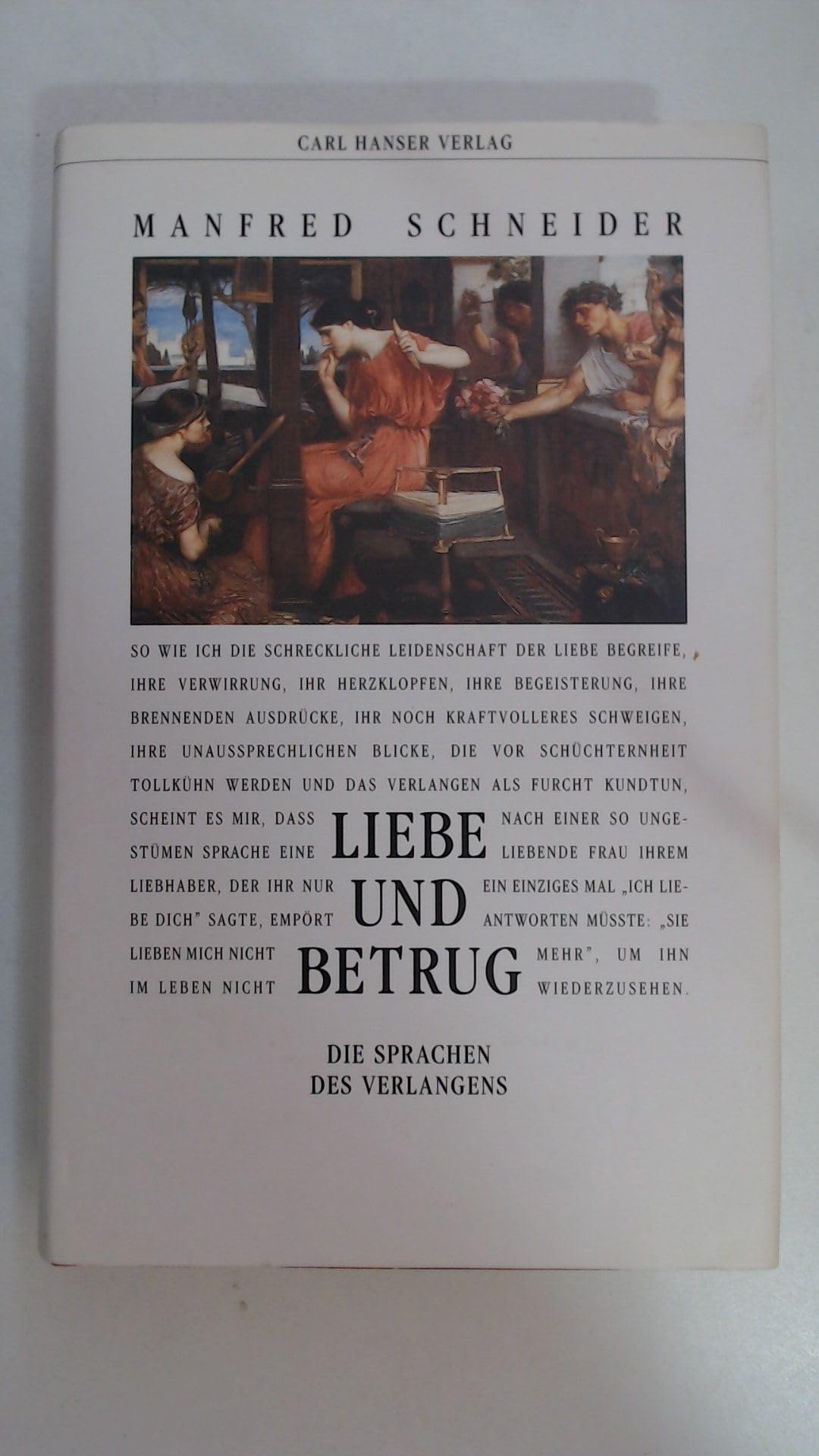 Liebe und Betrug: Die Sprache des Verlangens Social Sciences