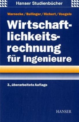 Wirtschaftlichkeitsrechnung für Ingenieure Law
