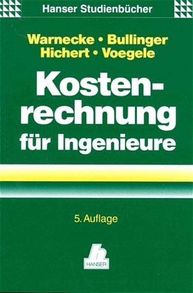 Kostenrechnung für Ingenieure Business, Finance & Career Books