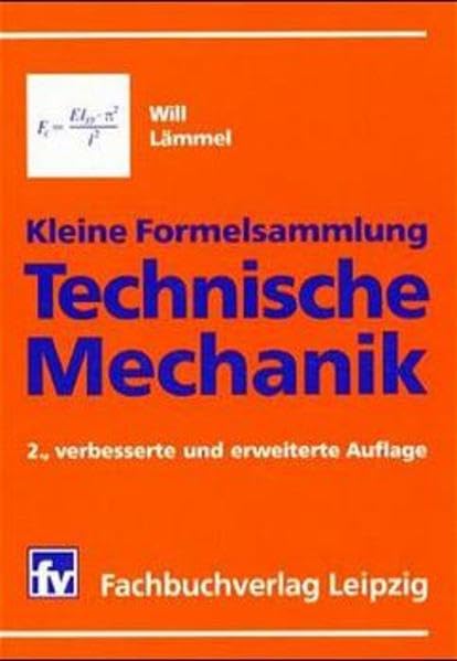 Product Image: Kleine Formelsammlung Technische Mechanik