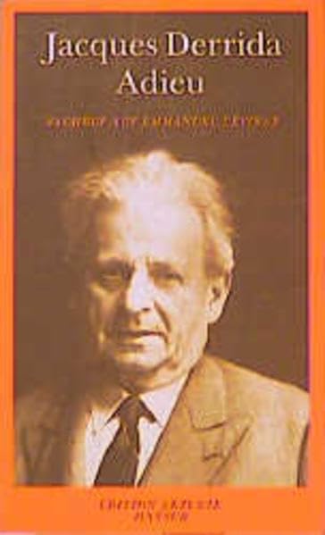 Product Image: Adieu: Nachruf auf Emmanuel Lévinas