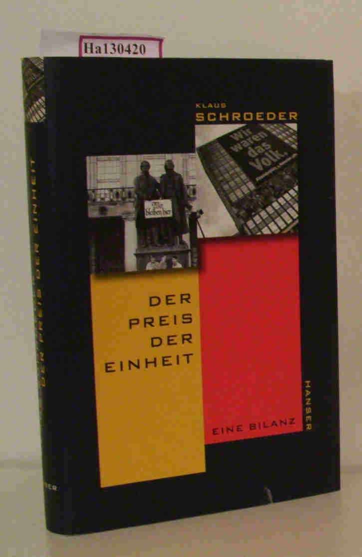 Product Image: Der Preis der Einheit: Eine Bilanz