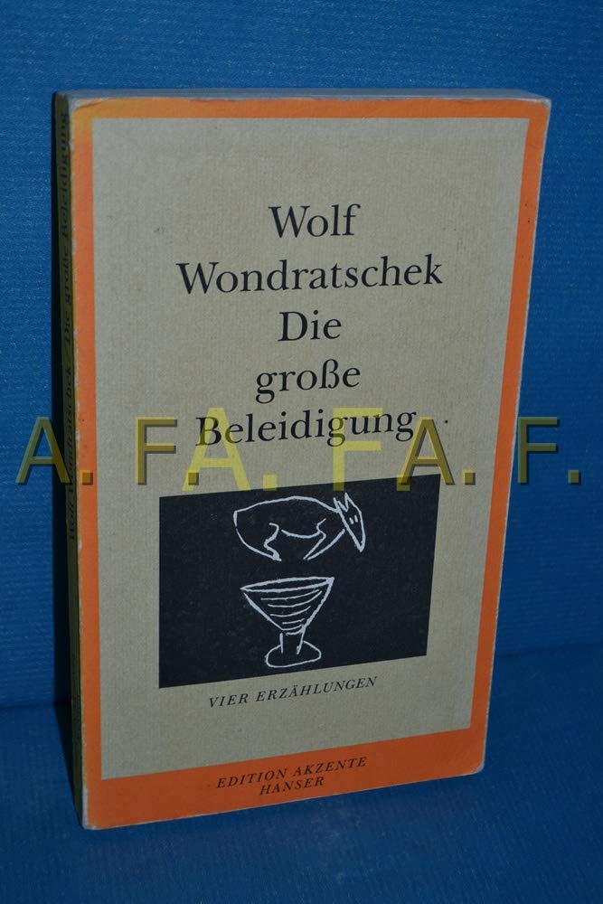 Die große Beleidigung Contemporary literature Books
