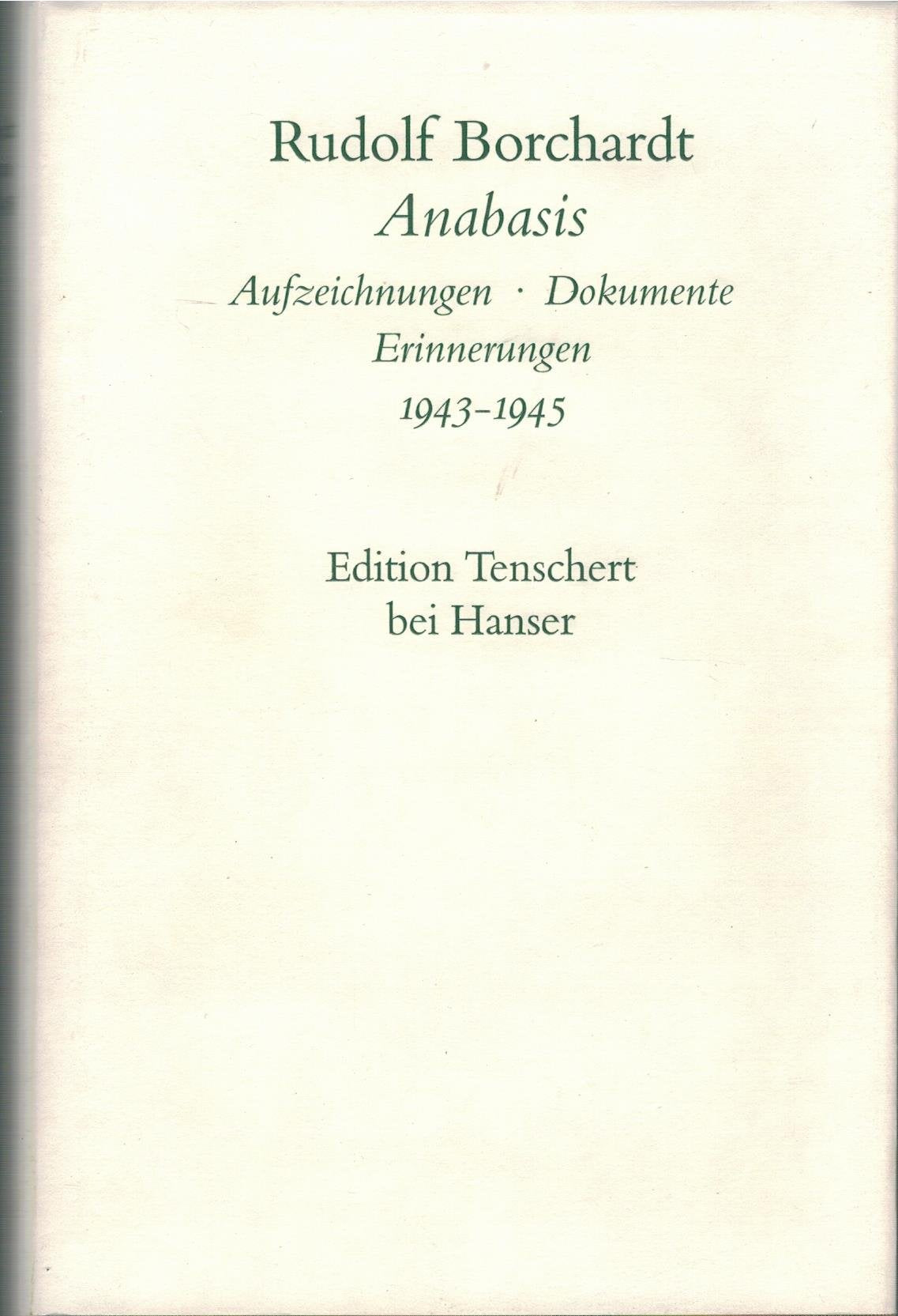 Anabasis Essays & Short Stories