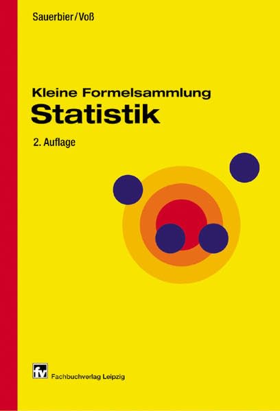 Kleine Formelsammlung Statistik Mathematics