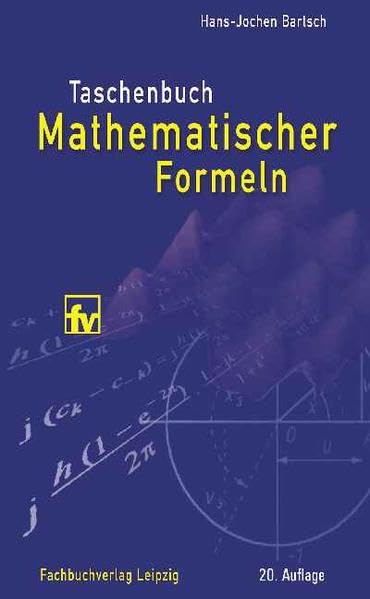 Taschenbuch mathematischer Formeln Learning & Reference Books